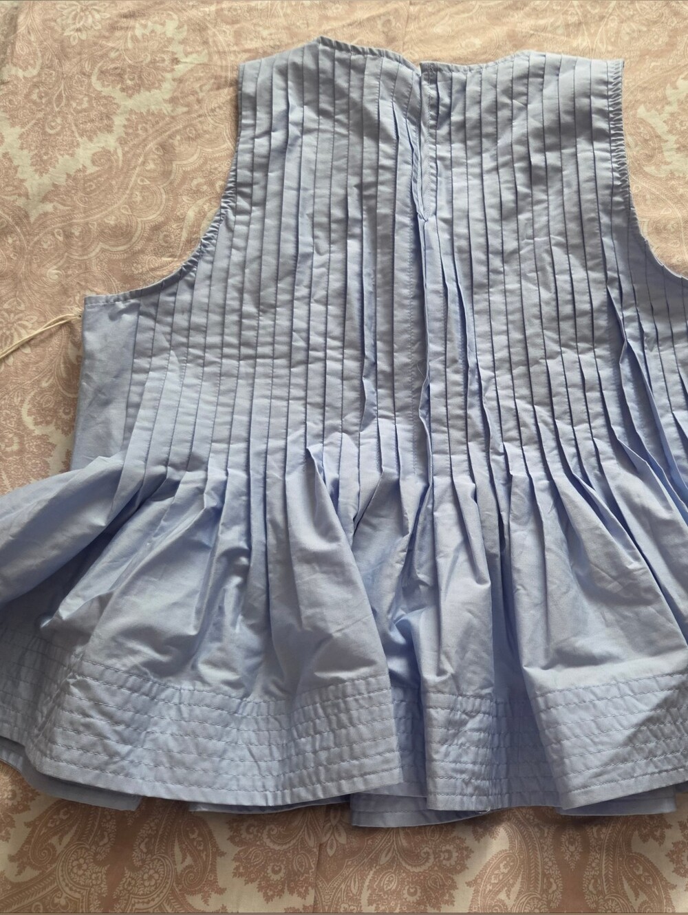 NWT Free Assembly Sleeveless Top Baby Blue Woman SZ XL - Picture 2 of 6